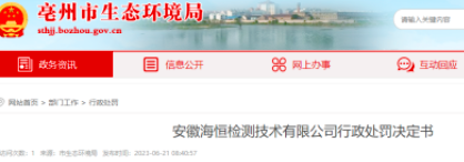 匯總！各省檢測(cè)機(jī)構(gòu)被罰案